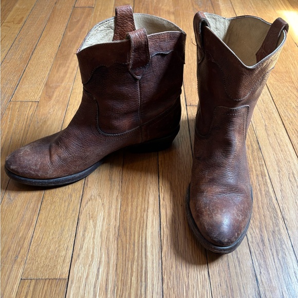 Brown Leather Boots - Picture 2 of 4